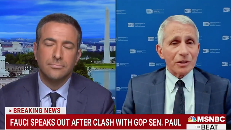 Video: Fauci Says Rand Paul “Totally Distorted Reality” By Accusing Him Of Lying To Congress – NewsWars