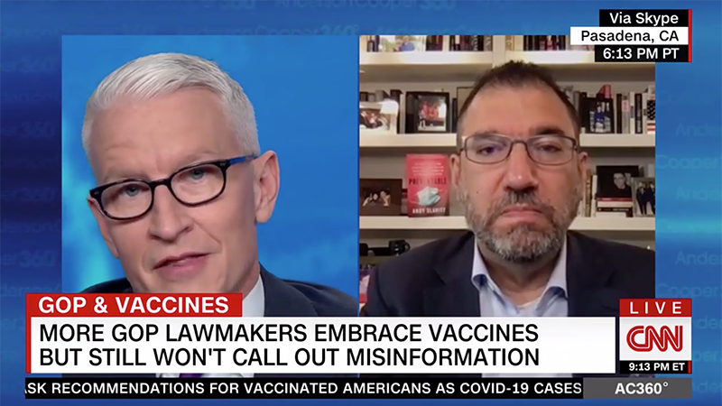 CNN: Segregate Unvaccinated, Make Them Pay For Tests Every Day – NewsWars