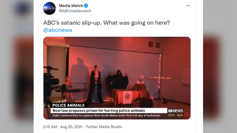 ‘Satan works in mysterious ways’: Newscast on Australian TV interrupted by devil-worshipping ceremony (VIDEO) – NewsWars