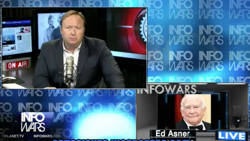 Flashback: Ed Asner Joins The Alex Jones Show – NewsWars