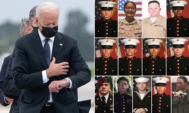 'I hope you burn in hell!' What sister of Marine killed in Afghanistan screamed at Biden in Dover | Daily Mail Online