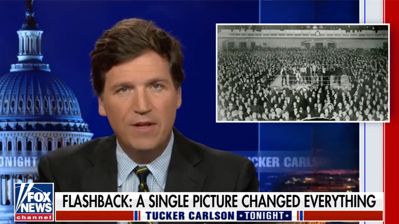 Tucker Carlson Reveals Photo That Ended 1918 Mask Mandate – NewsWars