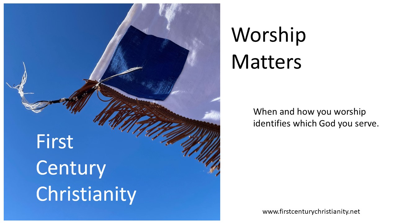 Worship Matters - First Century Christianity