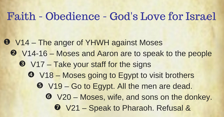 Soil from Stone: A Chiasm in Exodus 4:14-31 Showing the Love of God for Israel