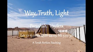 A study of Torah portion Vayikra (He Called)