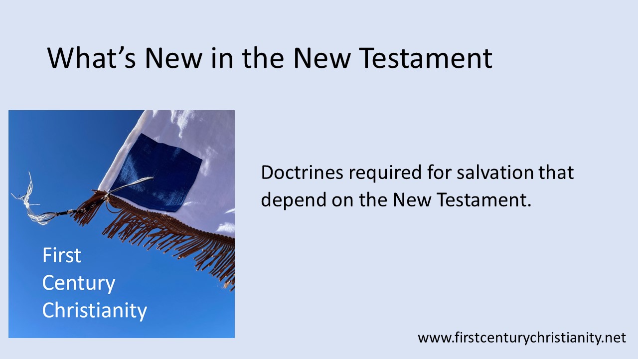 What's New in the New Testament? -