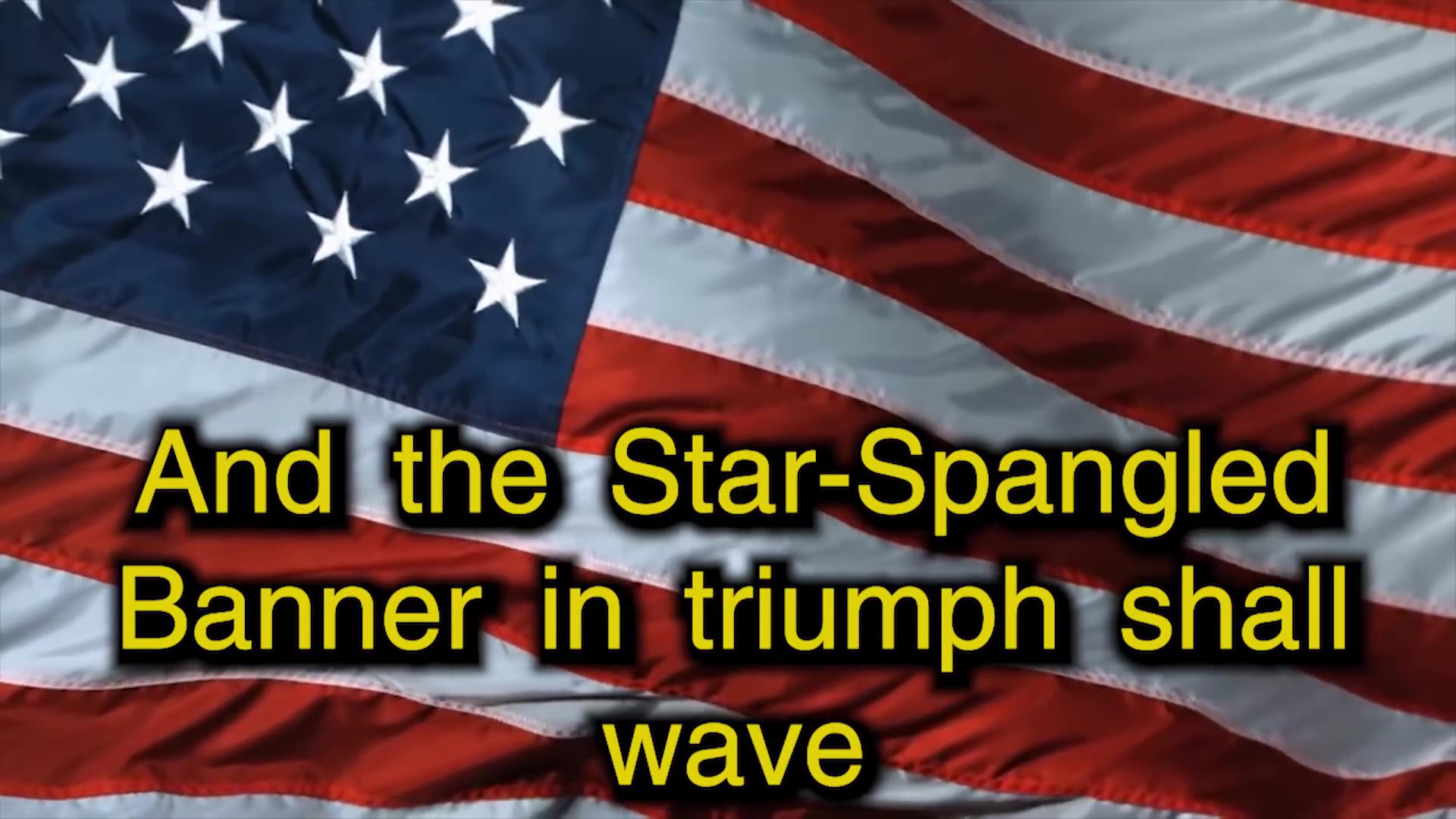 The Star Spangled Banner all four verses