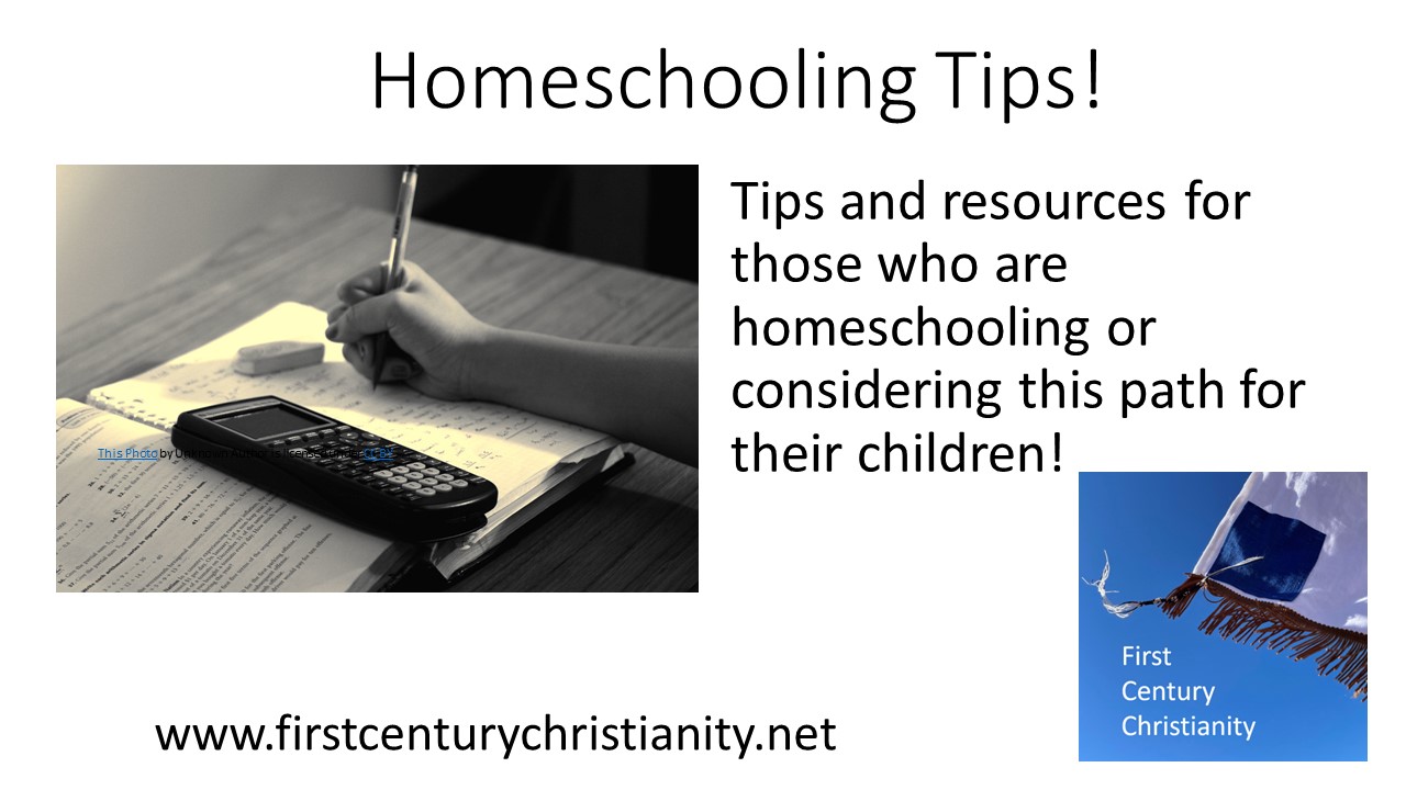 Homeschooling Tips! -