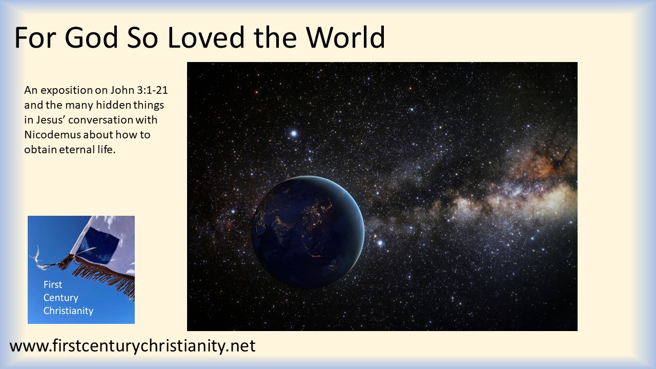 For God So Loved the World -