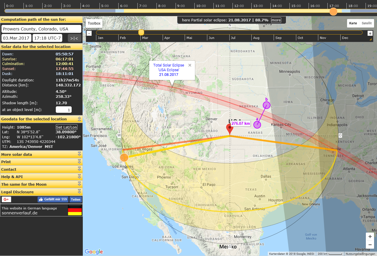 SunCalc - sunrise, sunset, shadow length, solar eclipse, sun position, sun phase, sun height, sun calculator, sun movement, map, sunlight phases, elevation, Photovoltaic system, Photovoltaic