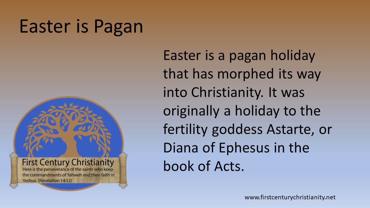 Easter is Pagan - First Century Christianity