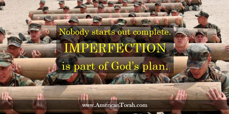 Imperfection Is Part of the Plan - American Torah