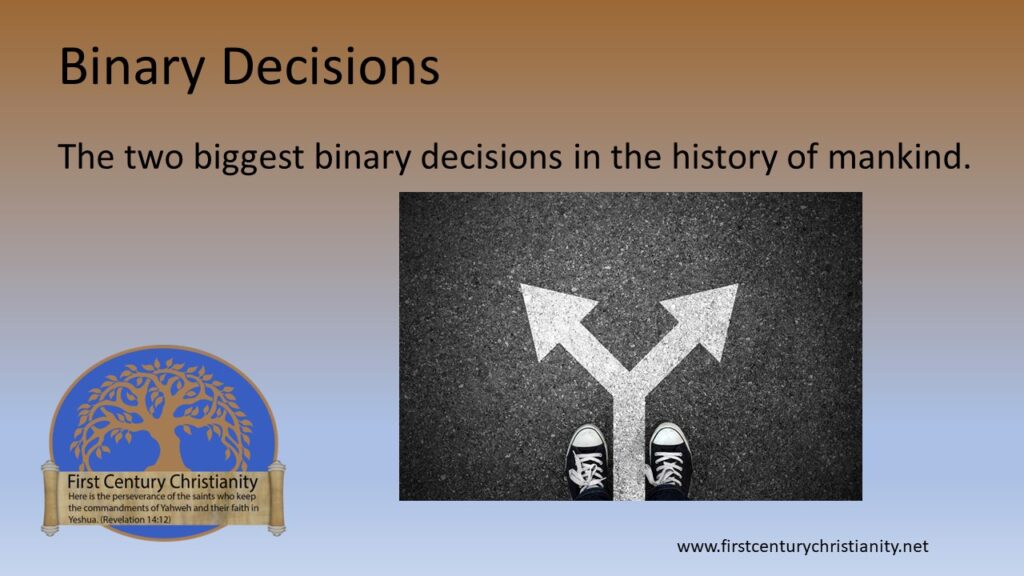 Binary Decisions - First Century Christianity