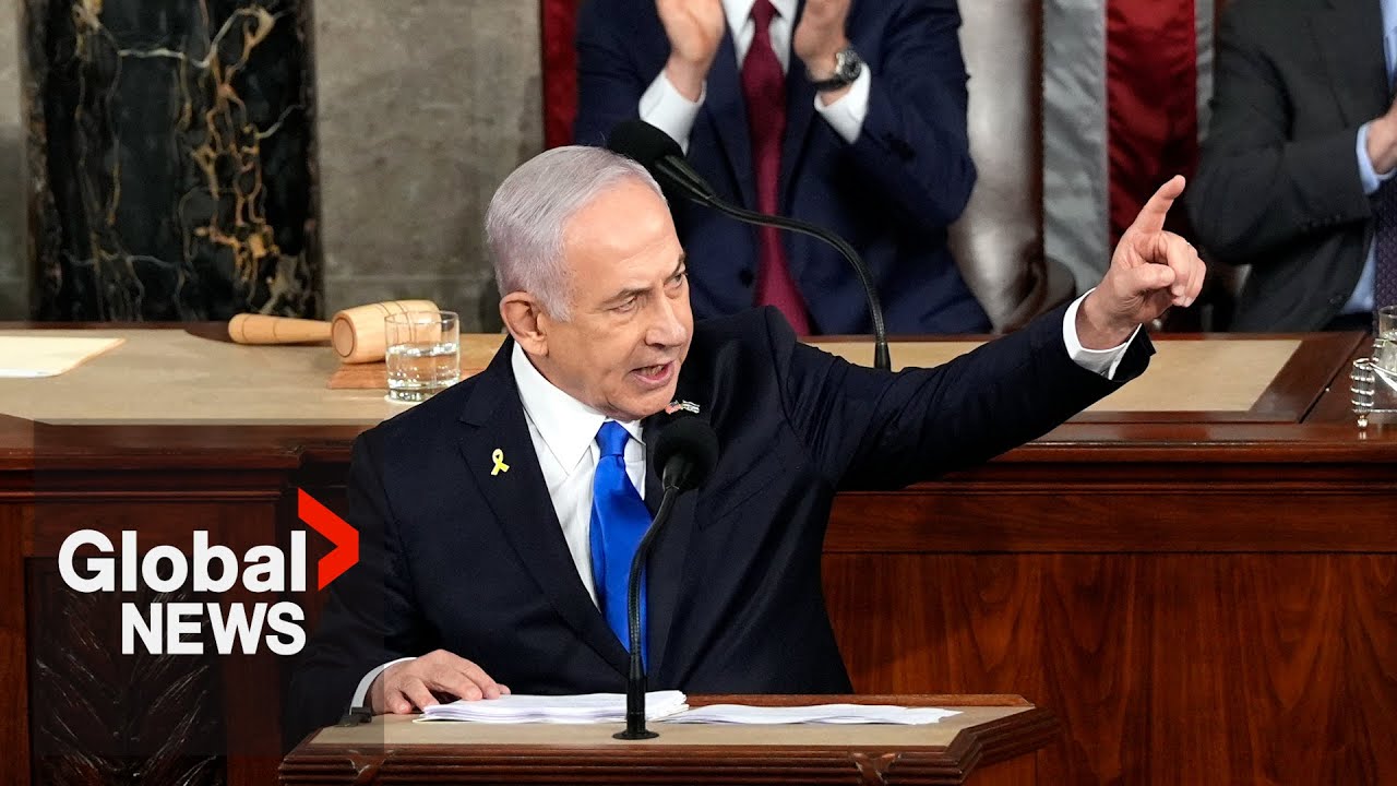 Netanyahu vows to press on to “total victory” in Gaza during speech to US Congress | FULL - YouTube