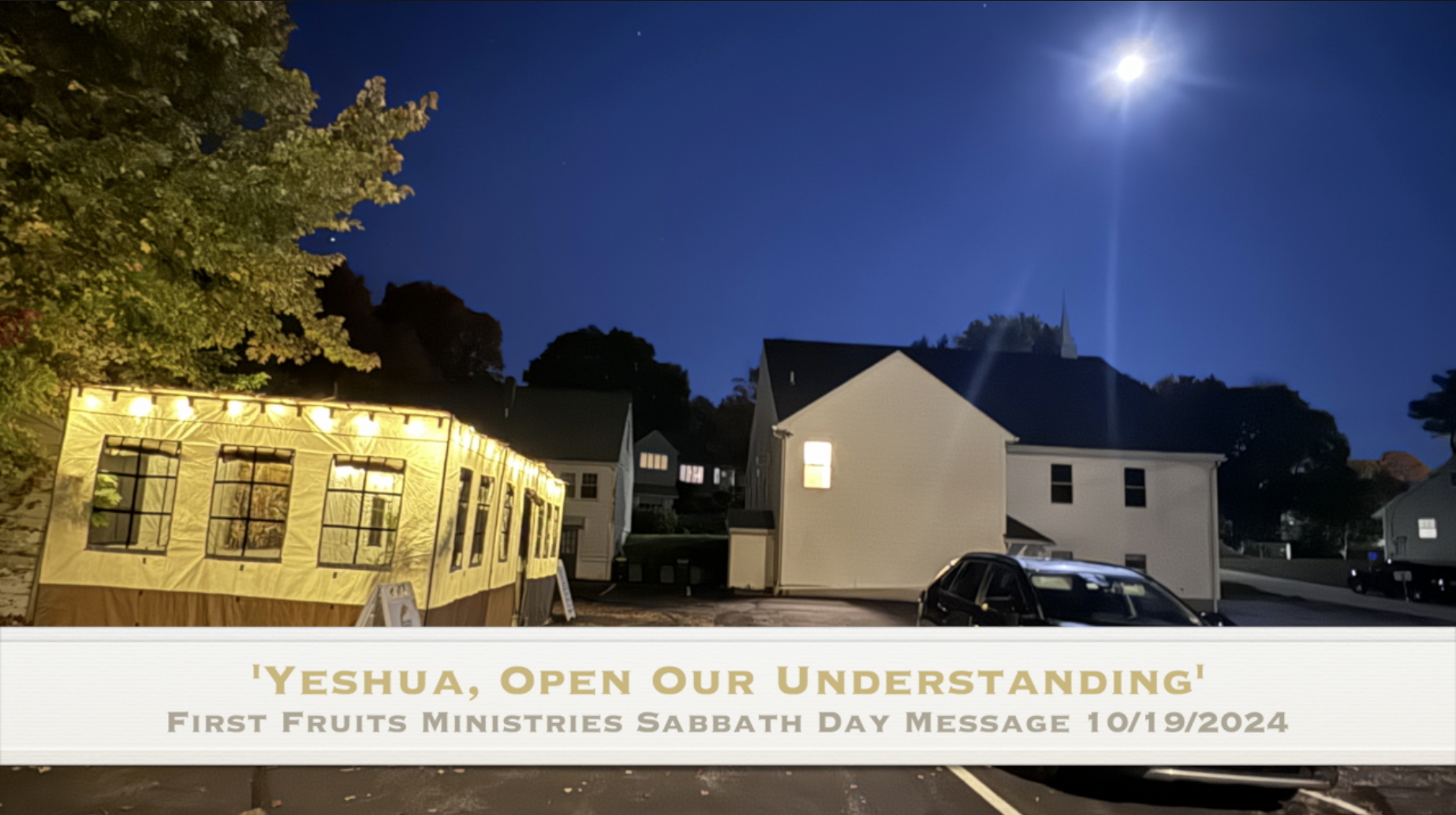 Yeshua, Open Our Understanding | First Fruits Ministries