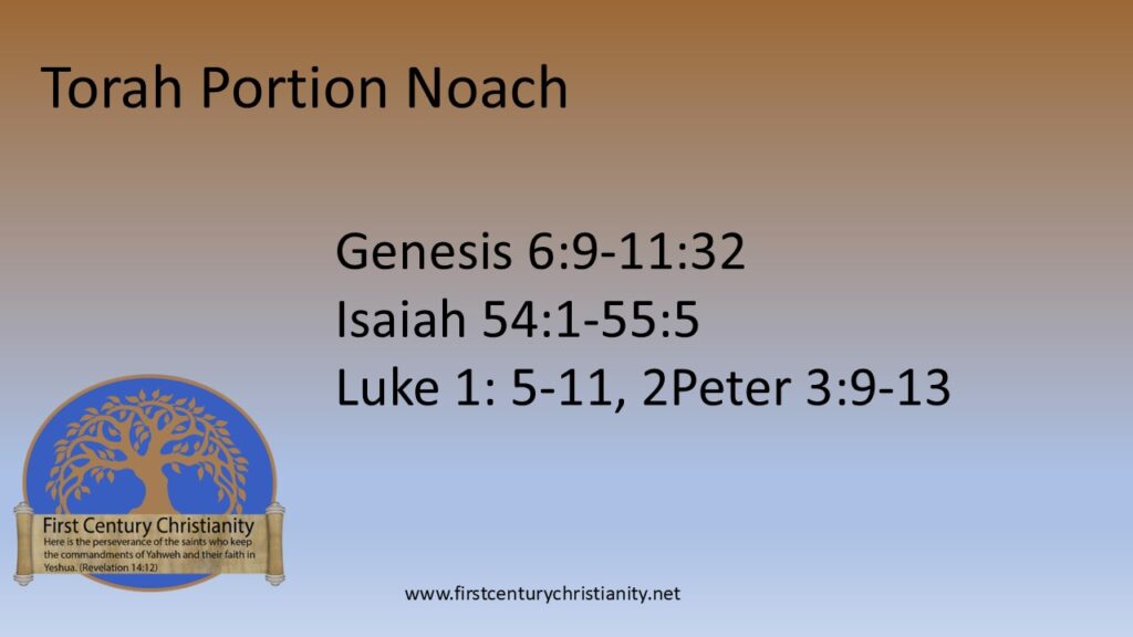 Messianic Torah Portion Noach - First Century Christianity