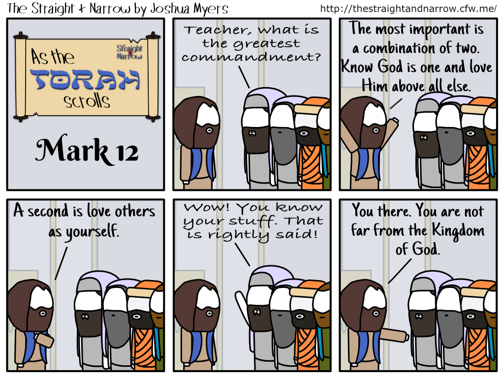 The Straight + Narrow - As The Torah Scrolls: Mark 12