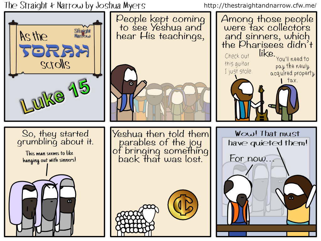 The Straight + Narrow - As The Torah Scrolls: Luke 15