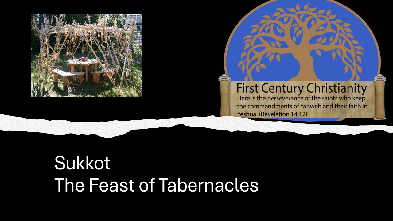 Sukkot aka The Feast of Tabernacles - First Century Christianity