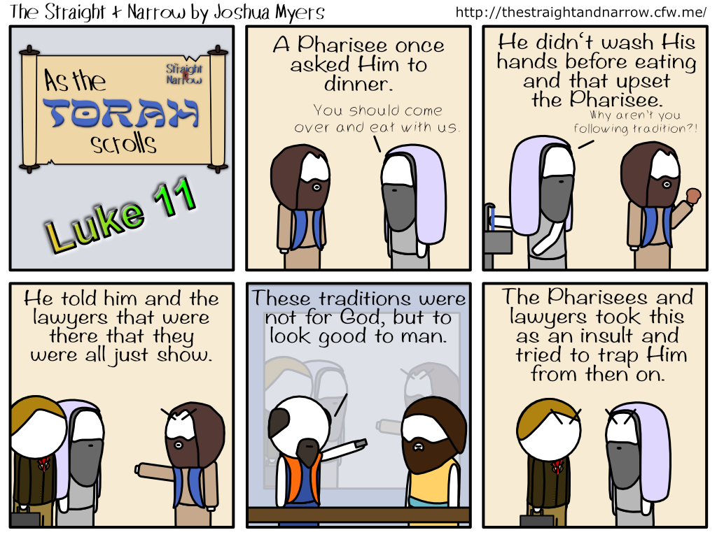 The Straight + Narrow - As The Torah Scrolls: Luke 11