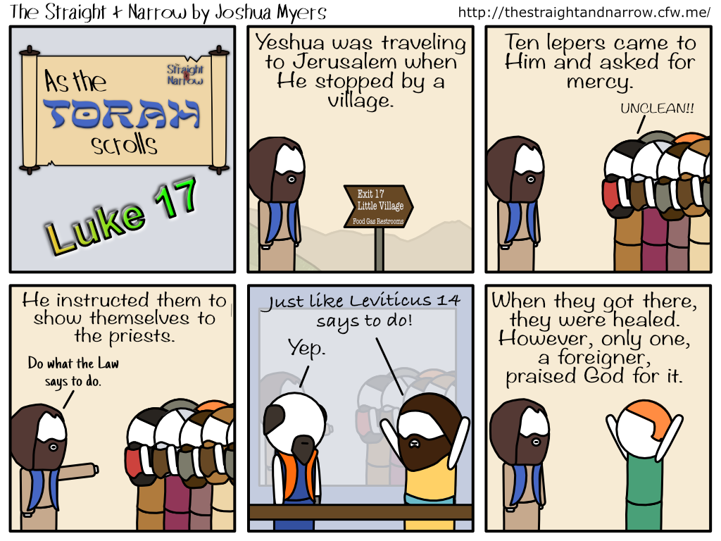 The Straight + Narrow - As The Torah Scrolls: Luke 17